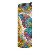 Een vlinder regenboogballet thermosbeker (Gedraaid links)