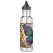 Een vlinder regenboogballet waterfles (Links)