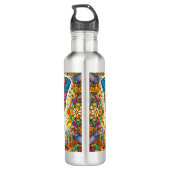 Een vlinder regenboogballet waterfles (Achterkant)