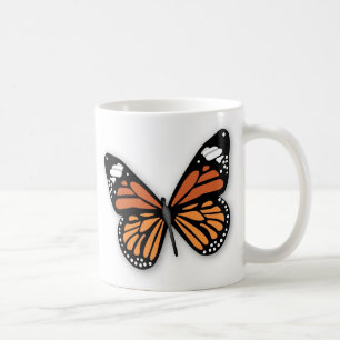 Een vlinder van de Monarch Jeweled Koffiemok