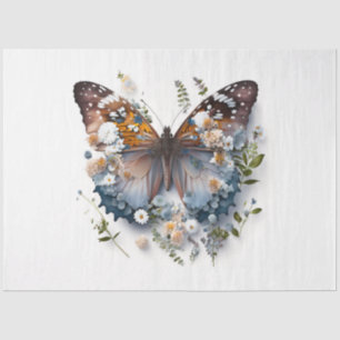 Een vlinderbloemserie ontwerp 9 tissuepapier