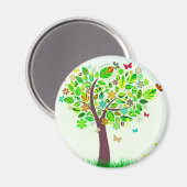 Een vlinderboom magneet (Voorkant / Achterkant)