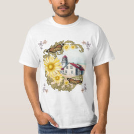 Een vlindervuurtoren t-shirt