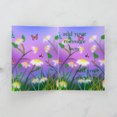 Een vloed van Wenskaart van de lente, van de verja Kaart (Binnen)