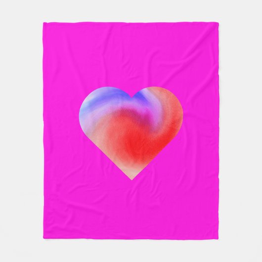 Een vloedgolf van liefde fleece deken (Voorkant)