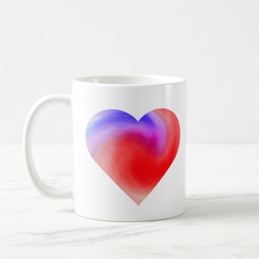 Een vloedgolf van liefde koffiemok (Links)