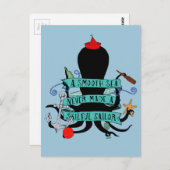 Een vloeiend Zee heeft nooit een behendige redder Briefkaart (Voorkant / Achterkant)