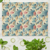 Een vloeiend Zee heeft nooit een gesmoord zeeman g Theedoek (Gevouwen)