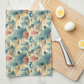 Een vloeiend Zee heeft nooit een gesmoord zeeman g Theedoek (Quarter Fold)