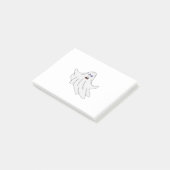 Een vloeiende golfslag post-it® notes (Schuin)