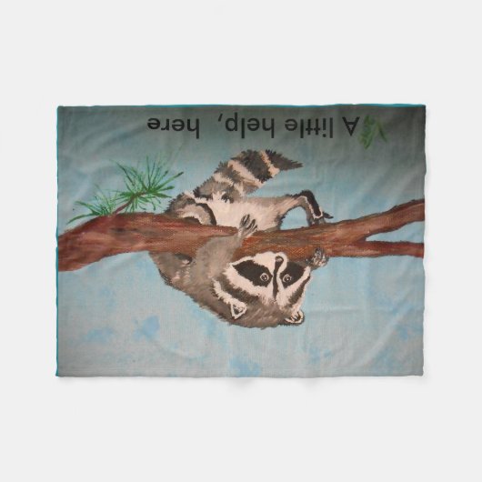 Een vlooiengooi, dierlijk afdrukken fleece deken (Voorkant (Horizontaal))