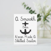 Een vlot Zee Briefkaart (Staand voorkant)
