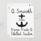 Een vlot Zee Briefkaart (Voorkant / Achterkant)