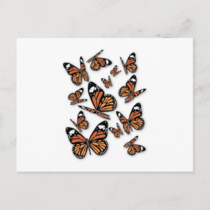 Een vlucht Butterflies Briefkaart