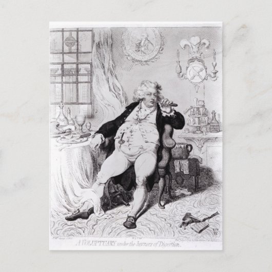 Een vluchtige installatie onder de verschrikkingen briefkaart (Voorkant)