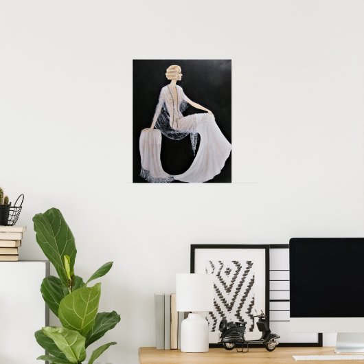 Een Vntage Showgirl Poster (Thuiskantoor)