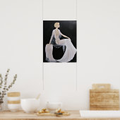 Een Vntage Showgirl Poster (Keuken)