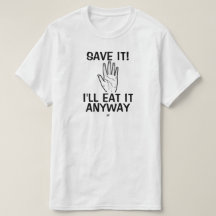 Een voedselgrap (bespaar het! Ik zal het toch opet