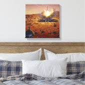 Een voertuig van Mars 2 Canvas Afdruk (Insitu (Slaapkamer))