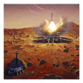 Een voertuig van Mars 2 Foto Afdruk (Voorkant)