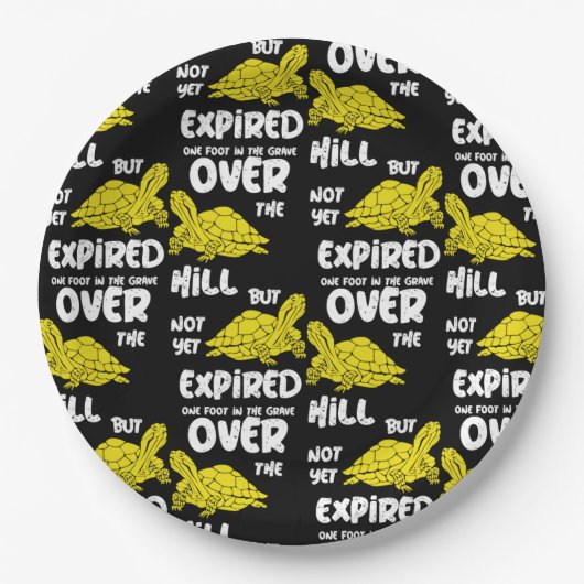 Eén voet in de grafiek papieren bordje (Voorkant)