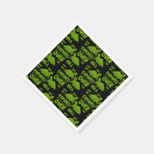 Eén voet in de grafiek servet (Hoek)