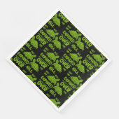 Eén voet in de grafiek servet (Hoek)