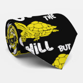 Eén voet in de grafiek stropdas (Opgerold)