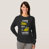 Eén voet in de grafiek t-shirt (Voorkant volledig)