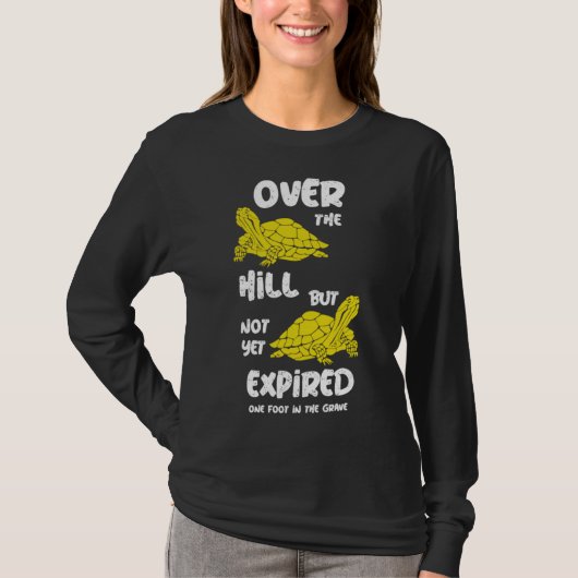 Eén voet in de grafiek t-shirt (Voorkant)