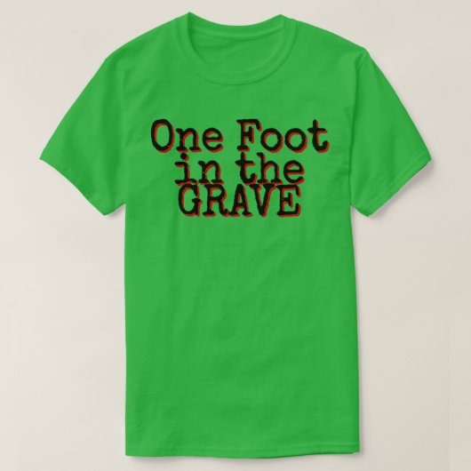 Eén voet in de Grave2 T-shirt (Design voorkant)