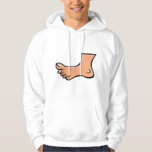 Eén voet Mannen hoodie