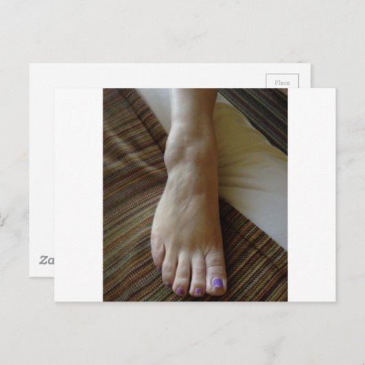 ÉÉN VOET OP WERSHAP BRIEFKAART (Voorkant / Achterkant)