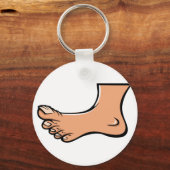 Eén voet Sleutelhanger (Voorkant)