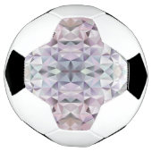 Een voetbal heeft een geometrisch, meer kleurig  (Gedraaid)