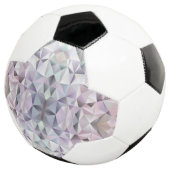Een voetbal heeft een geometrisch, meer kleurig  (Drie kwart)