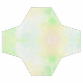 Een voetbal met een pastel tie-dye patroon (Enkel)