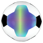 Een voetbal met een uniek ontwerp (Gedraaid)