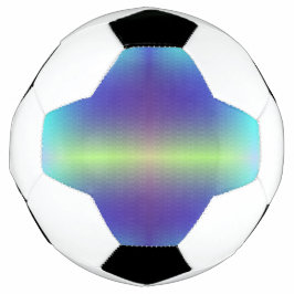 Een voetbal met een uniek ontwerp
