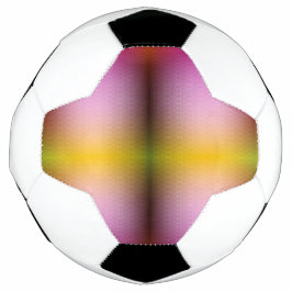 Een voetbal met een uniek patroon