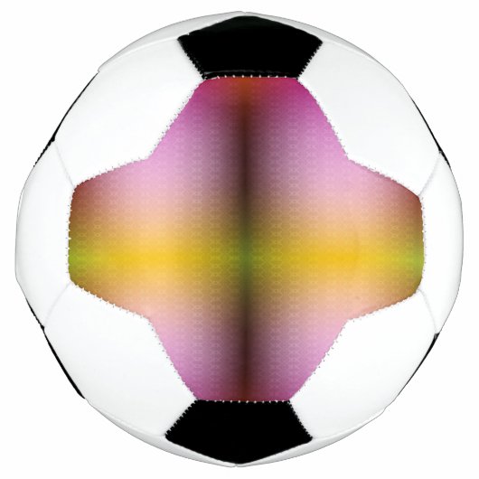 Een voetbal met een uniek patroon (Voorkant)