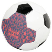 Een voetbal met zwarte en witte panelen (Drie kwart)