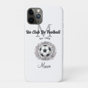 een voetbalclub monogram is, jaar fifa wereld Case-Mate iPhone case