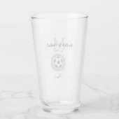 een voetbalclub monogram is, jaar fifa wereld glas (Achterkant)