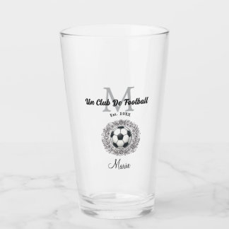een voetbalclub monogram is, jaar fifa wereld  glas