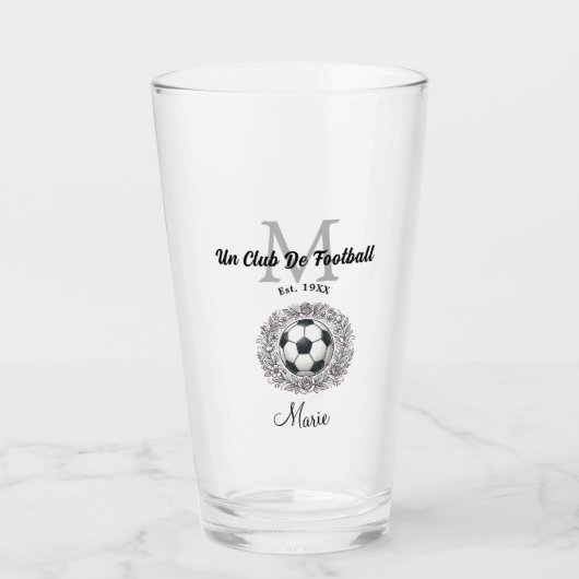 een voetbalclub monogram is, jaar fifa wereld glas (Voorkant)