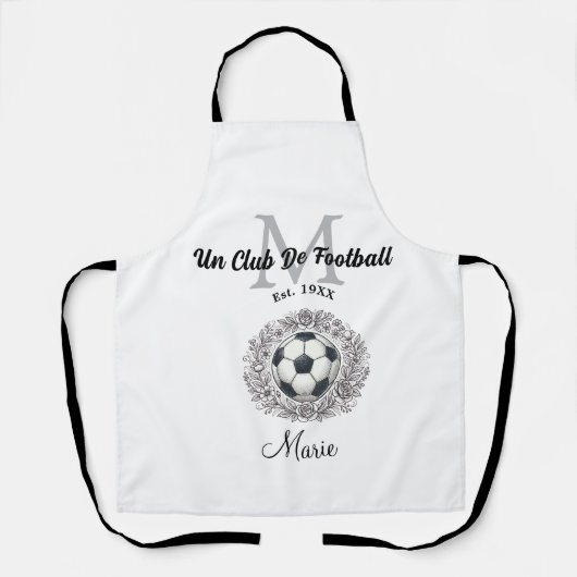 een voetbalclub monogram is, jaar fifa wereld schort (Voorkant)