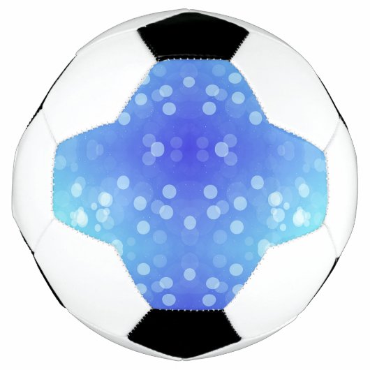 Een voetbalontwerp met witte en zwarte voetbal (Voorkant)