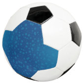 Een voetbalontwerp met zwart en wit voetbal (Drie kwart)