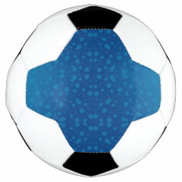 Een voetbalontwerp met zwart en wit voetbal